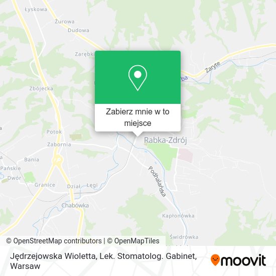 Mapa Jędrzejowska Wioletta, Lek. Stomatolog. Gabinet