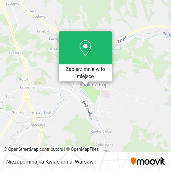 Mapa Niezapominajka Kwiaciarnia