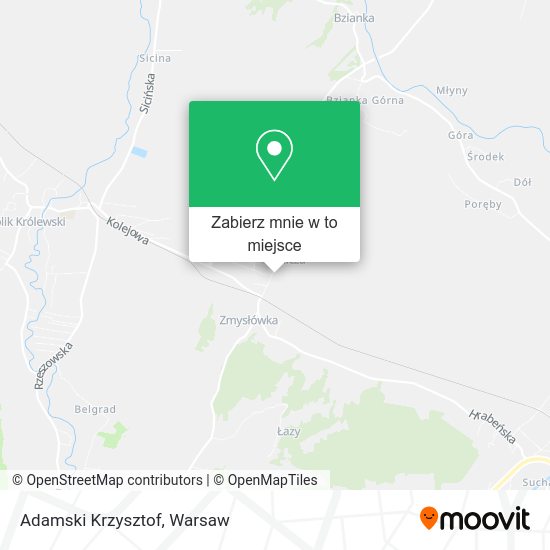 Mapa Adamski Krzysztof