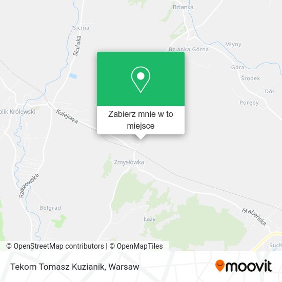 Mapa Tekom Tomasz Kuzianik