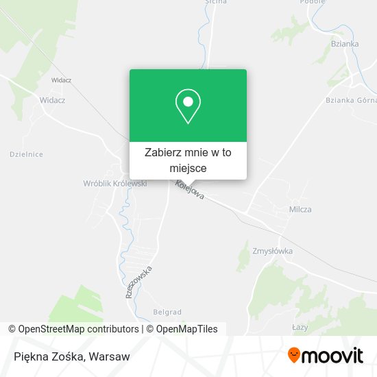 Mapa Piękna Zośka