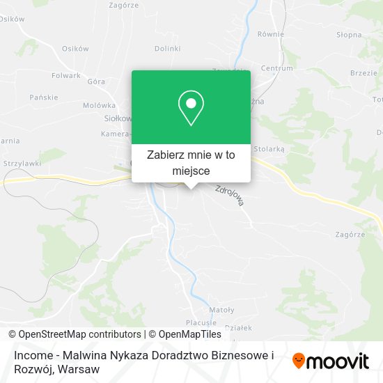 Mapa Income - Malwina Nykaza Doradztwo Biznesowe i Rozwój