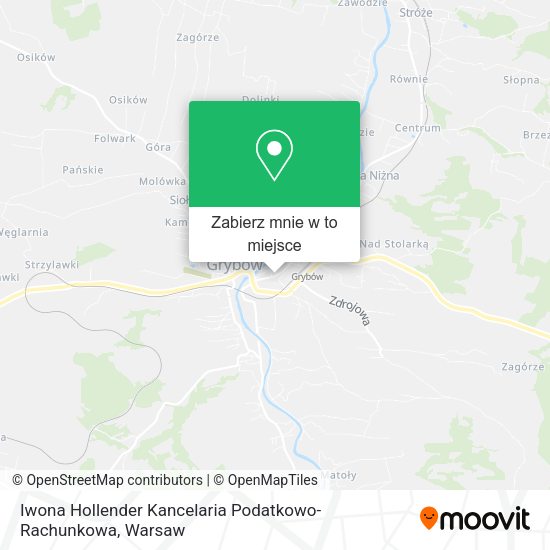 Mapa Iwona Hollender Kancelaria Podatkowo-Rachunkowa