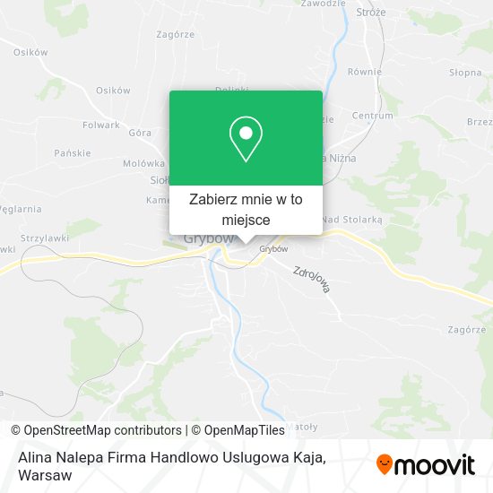 Mapa Alina Nalepa Firma Handlowo Uslugowa Kaja