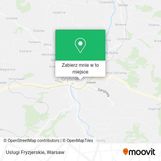 Mapa Uslugi Fryzjerskie