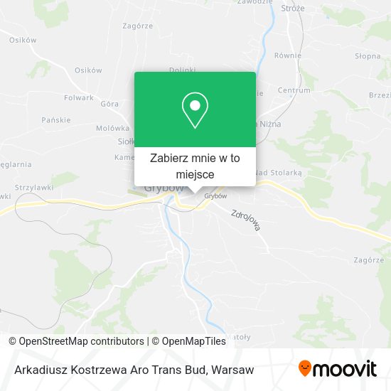 Mapa Arkadiusz Kostrzewa Aro Trans Bud