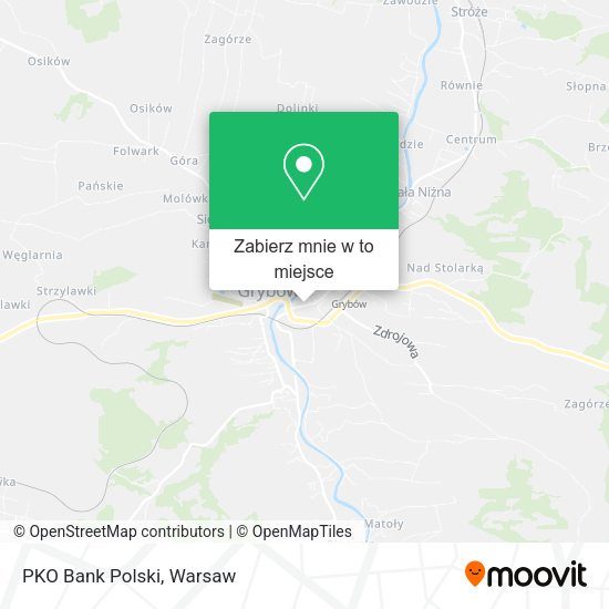 Mapa PKO Bank Polski