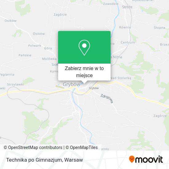 Mapa Technika po Gimnazjum