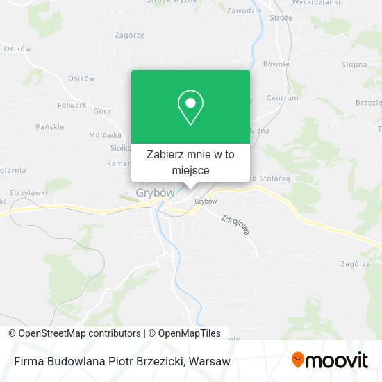 Mapa Firma Budowlana Piotr Brzezicki