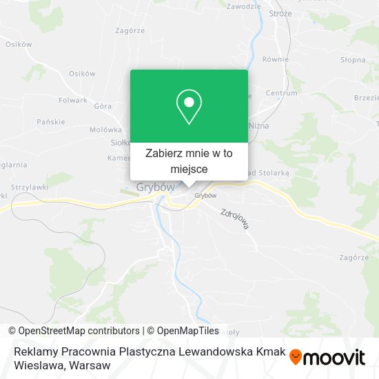 Mapa Reklamy Pracownia Plastyczna Lewandowska Kmak Wieslawa