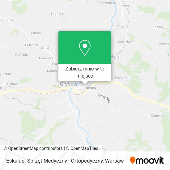 Mapa Eskulap. Sprzęt Medyczny i Ortopedyczny