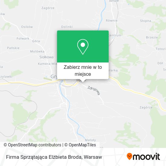 Mapa Firma Sprzątająca Elżbieta Broda