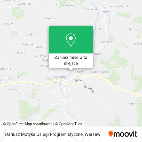 Mapa Dariusz Motyka Usługi Programistyczne