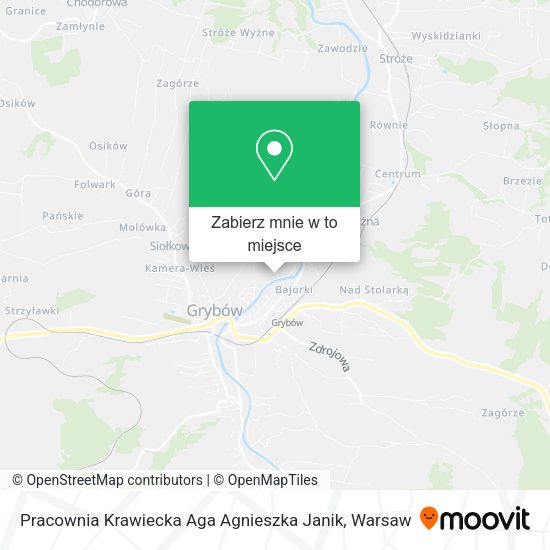 Mapa Pracownia Krawiecka Aga Agnieszka Janik