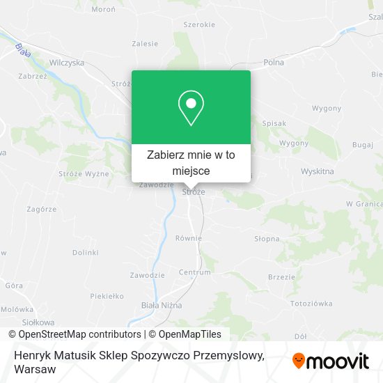 Mapa Henryk Matusik Sklep Spozywczo Przemyslowy