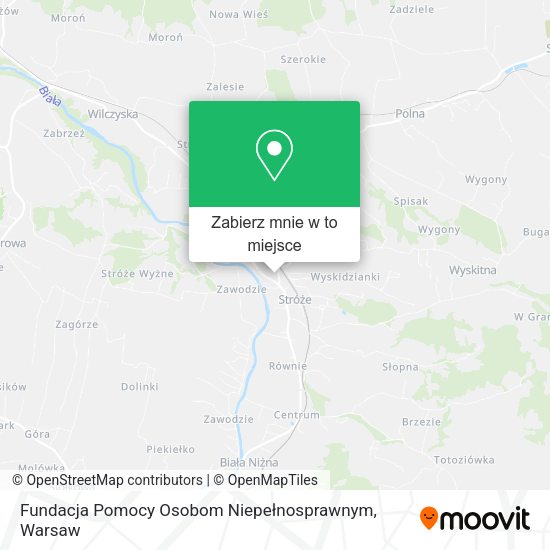 Mapa Fundacja Pomocy Osobom Niepełnosprawnym