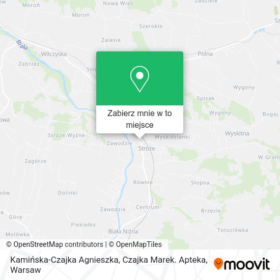 Mapa Kamińska-Czajka Agnieszka, Czajka Marek. Apteka