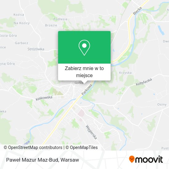 Mapa Paweł Mazur Maz-Bud