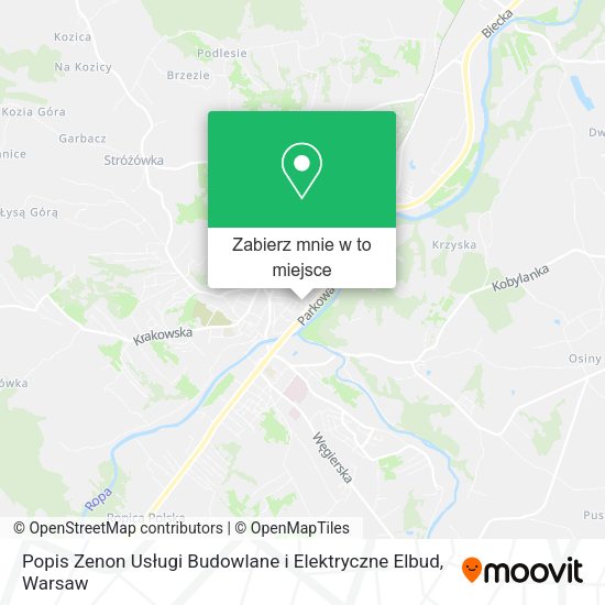 Mapa Popis Zenon Usługi Budowlane i Elektryczne Elbud