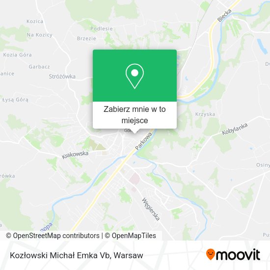 Mapa Kozłowski Michał Emka Vb