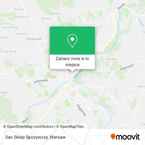 Mapa Sas Sklep Spożywczy