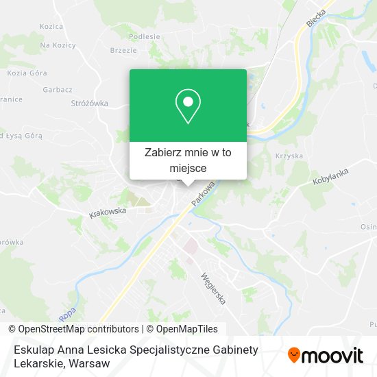 Mapa Eskulap Anna Lesicka Specjalistyczne Gabinety Lekarskie