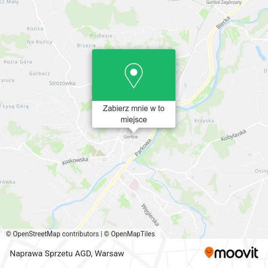 Mapa Naprawa Sprzetu AGD