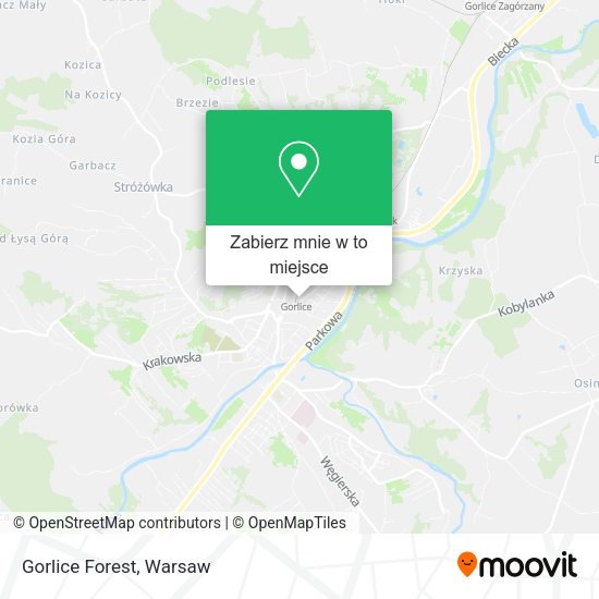 Mapa Gorlice Forest