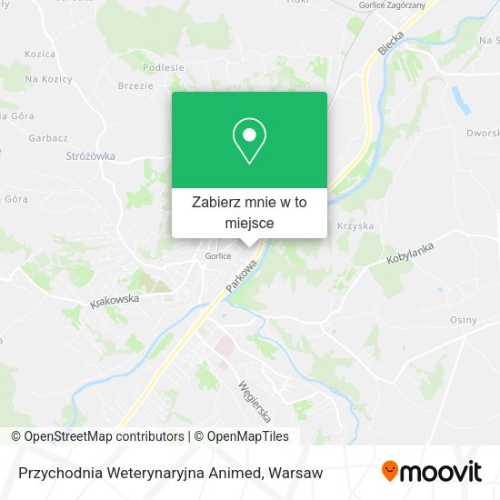 Mapa Przychodnia Weterynaryjna Animed