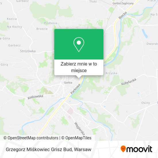 Mapa Grzegorz Miśkowiec Grisz Bud