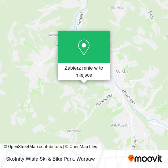 Mapa Skolnity Wisła Ski & Bike Park