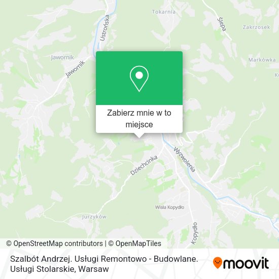 Mapa Szalbót Andrzej. Usługi Remontowo - Budowlane. Usługi Stolarskie