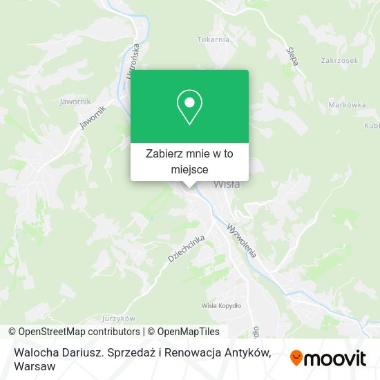 Mapa Walocha Dariusz. Sprzedaż i Renowacja Antyków