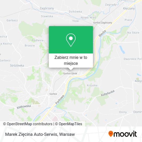 Mapa Marek Zięcina Auto-Serwis