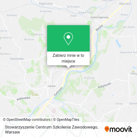 Mapa Stowarzyszenie Centrum Szkolenia Zawodowego