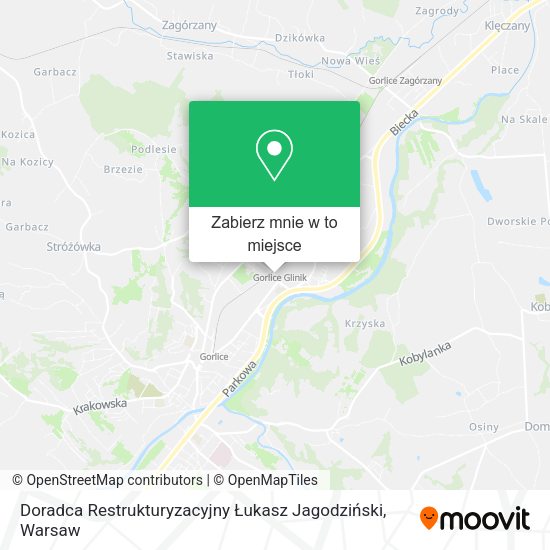 Mapa Doradca Restrukturyzacyjny Łukasz Jagodziński