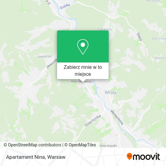 Mapa Apartament Nina