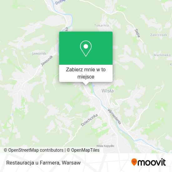 Mapa Restauracja u Farmera