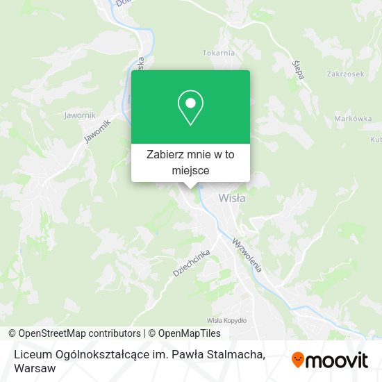 Mapa Liceum Ogólnokształcące im. Pawła Stalmacha