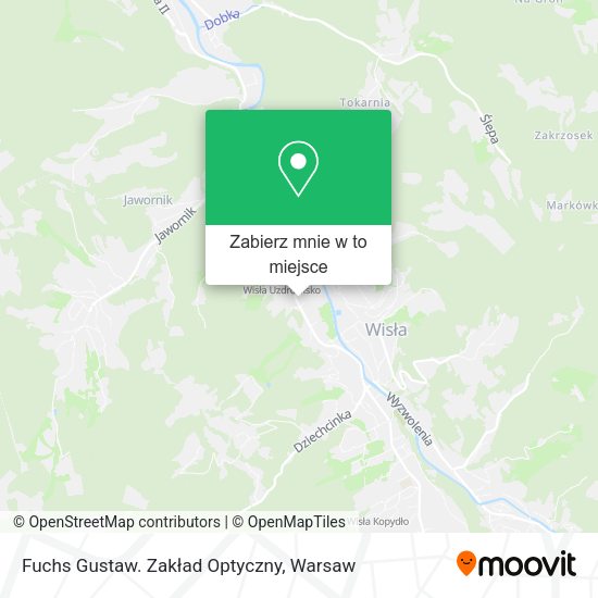 Mapa Fuchs Gustaw. Zakład Optyczny