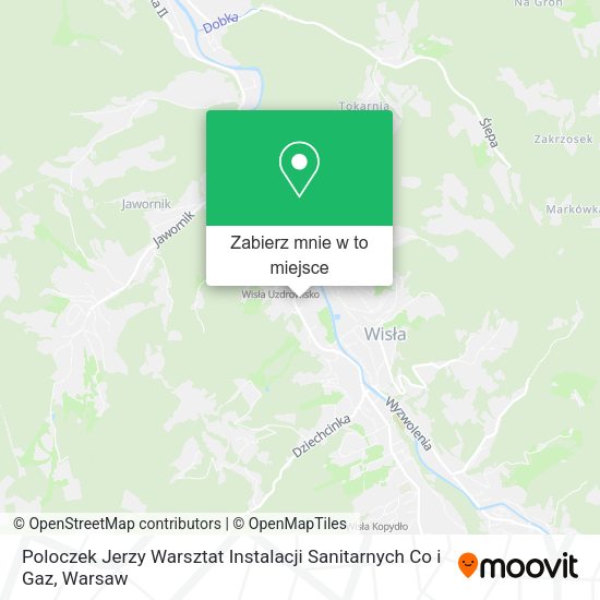 Mapa Poloczek Jerzy Warsztat Instalacji Sanitarnych Co i Gaz