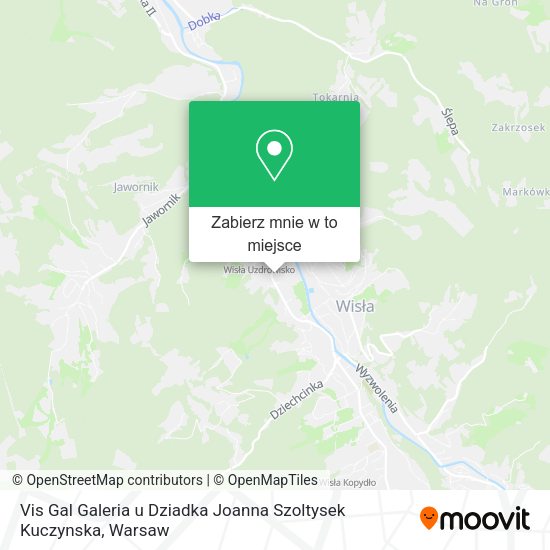 Mapa Vis Gal Galeria u Dziadka Joanna Szoltysek Kuczynska