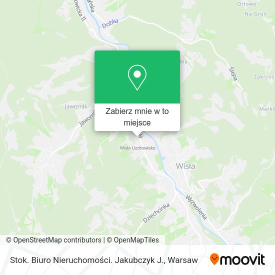 Mapa Stok. Biuro Nieruchomości. Jakubczyk J.