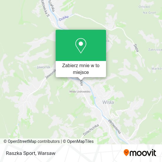 Mapa Raszka Sport