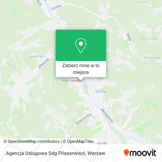 Mapa Agencja Uslugowa Sdg Pilaserwisol
