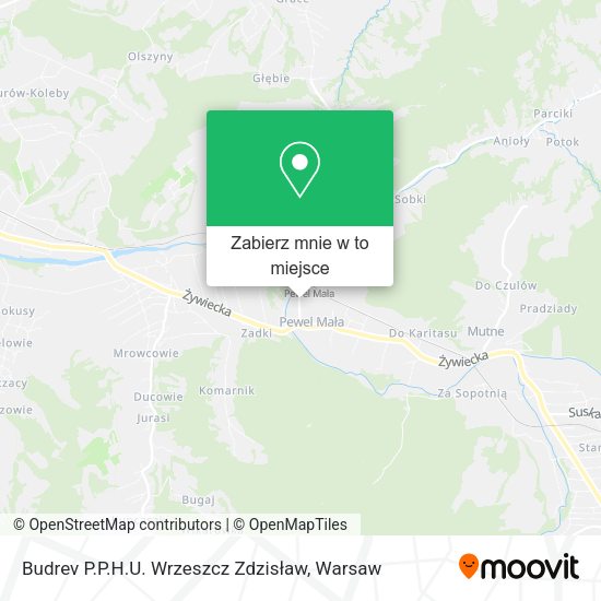 Mapa Budrev P.P.H.U. Wrzeszcz Zdzisław