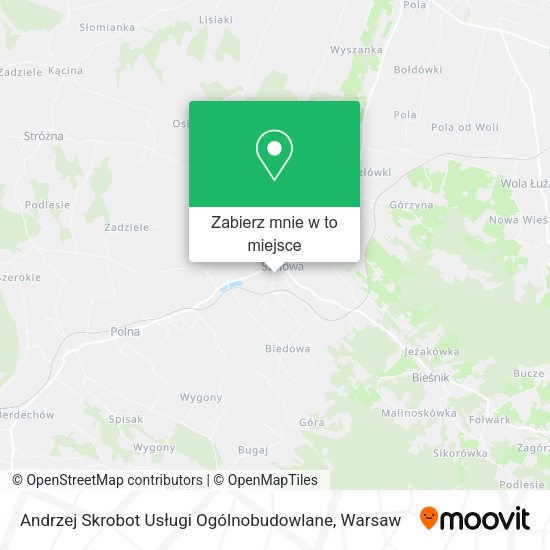 Mapa Andrzej Skrobot Usługi Ogólnobudowlane