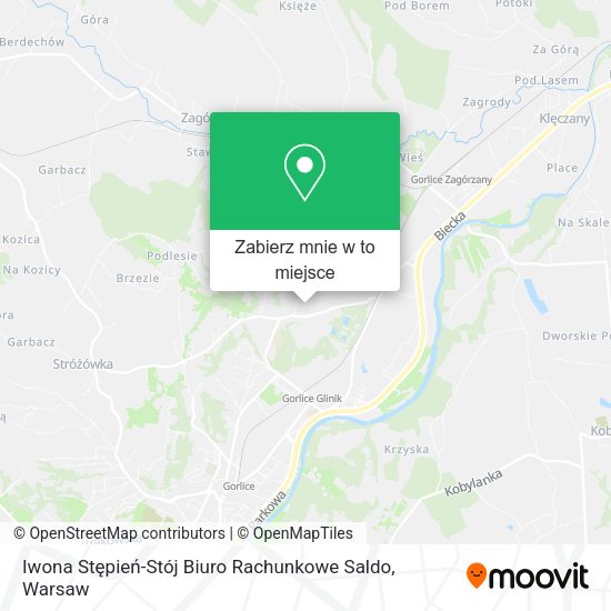 Mapa Iwona Stępień-Stój Biuro Rachunkowe Saldo