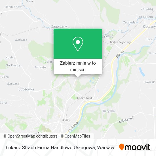 Mapa Łukasz Straub Firma Handlowo Usługowa