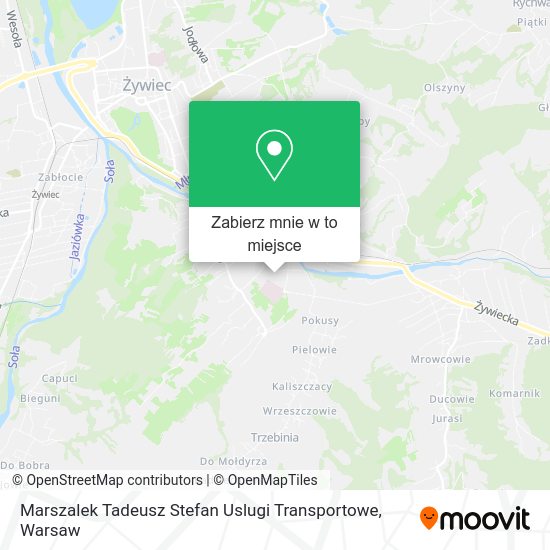 Mapa Marszalek Tadeusz Stefan Uslugi Transportowe